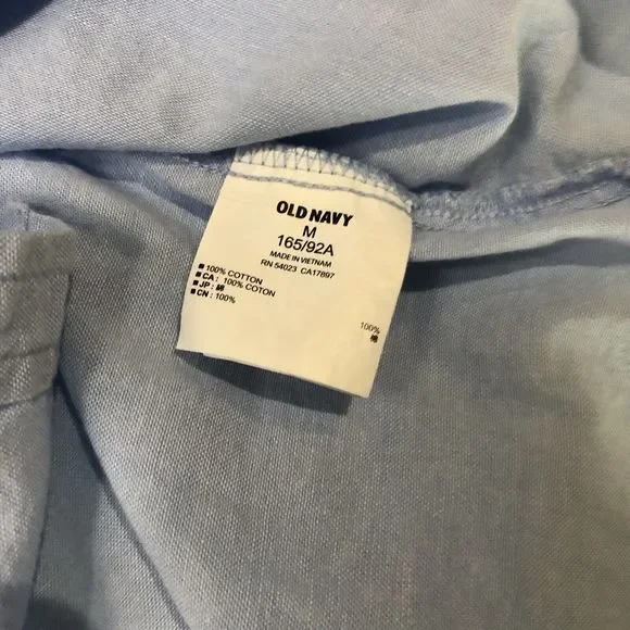 Old Navy Button Up Womens M Blue - Picture 9 of 16